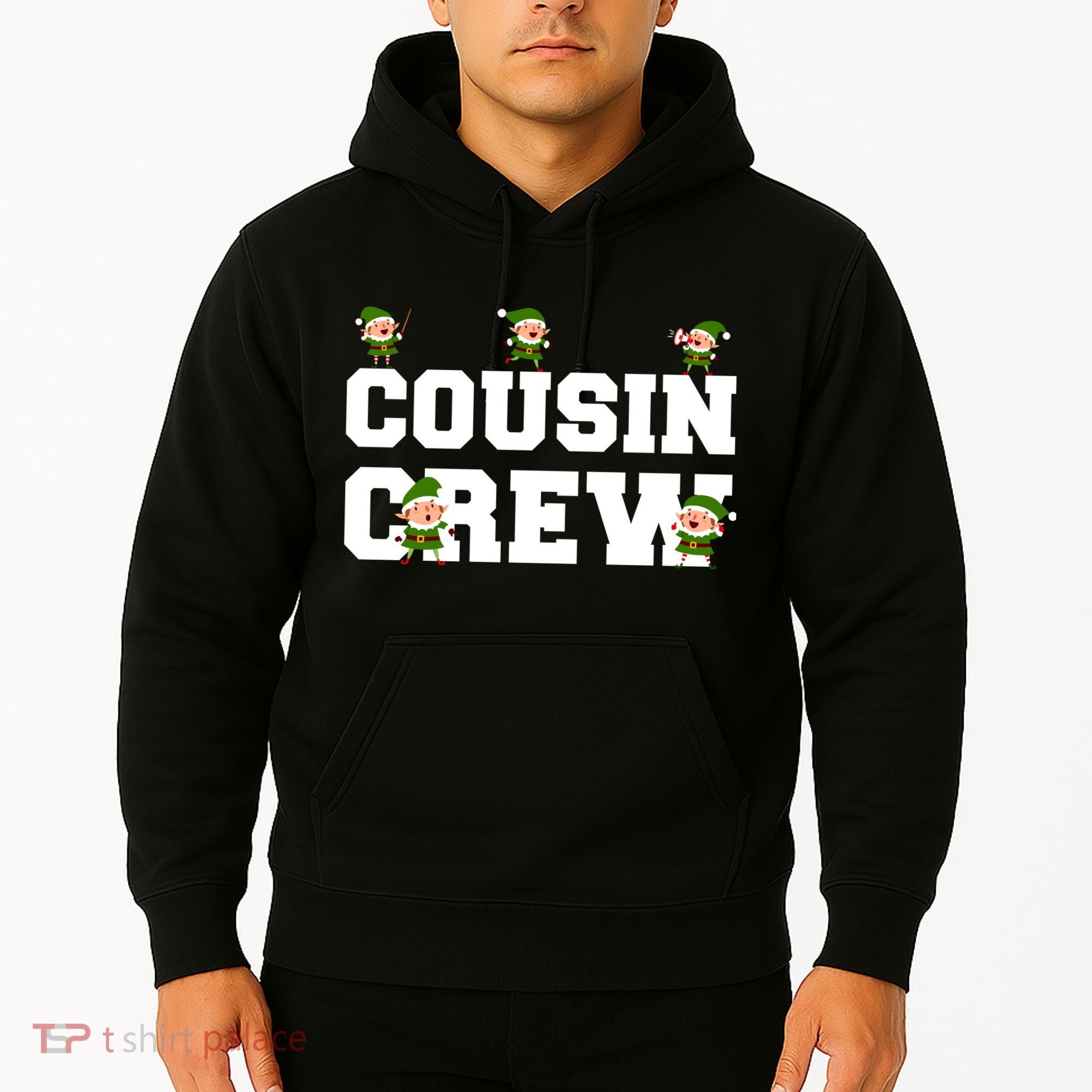 Cousin Elf Crew Hoodie