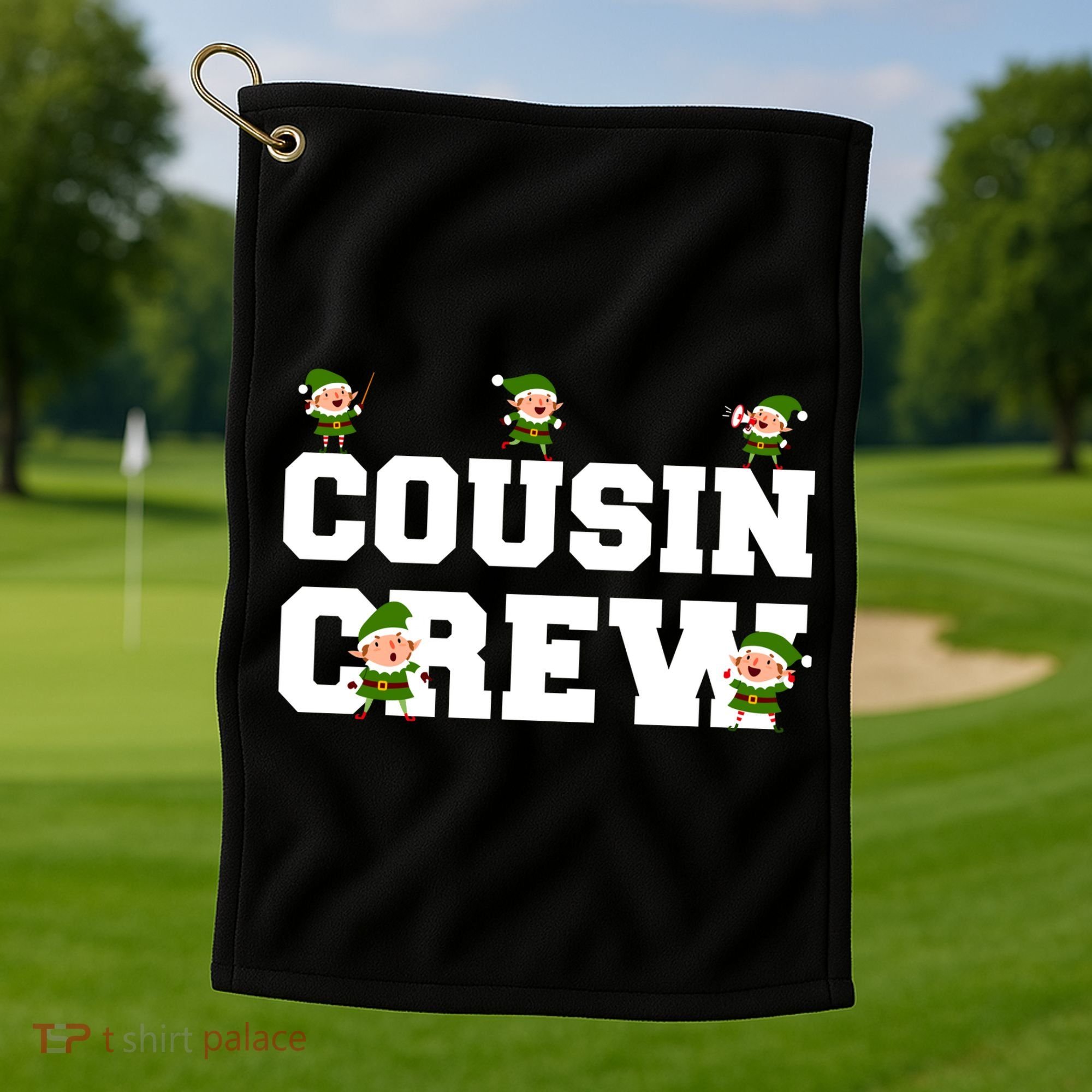 Cousin Elf Crew Golf Towel