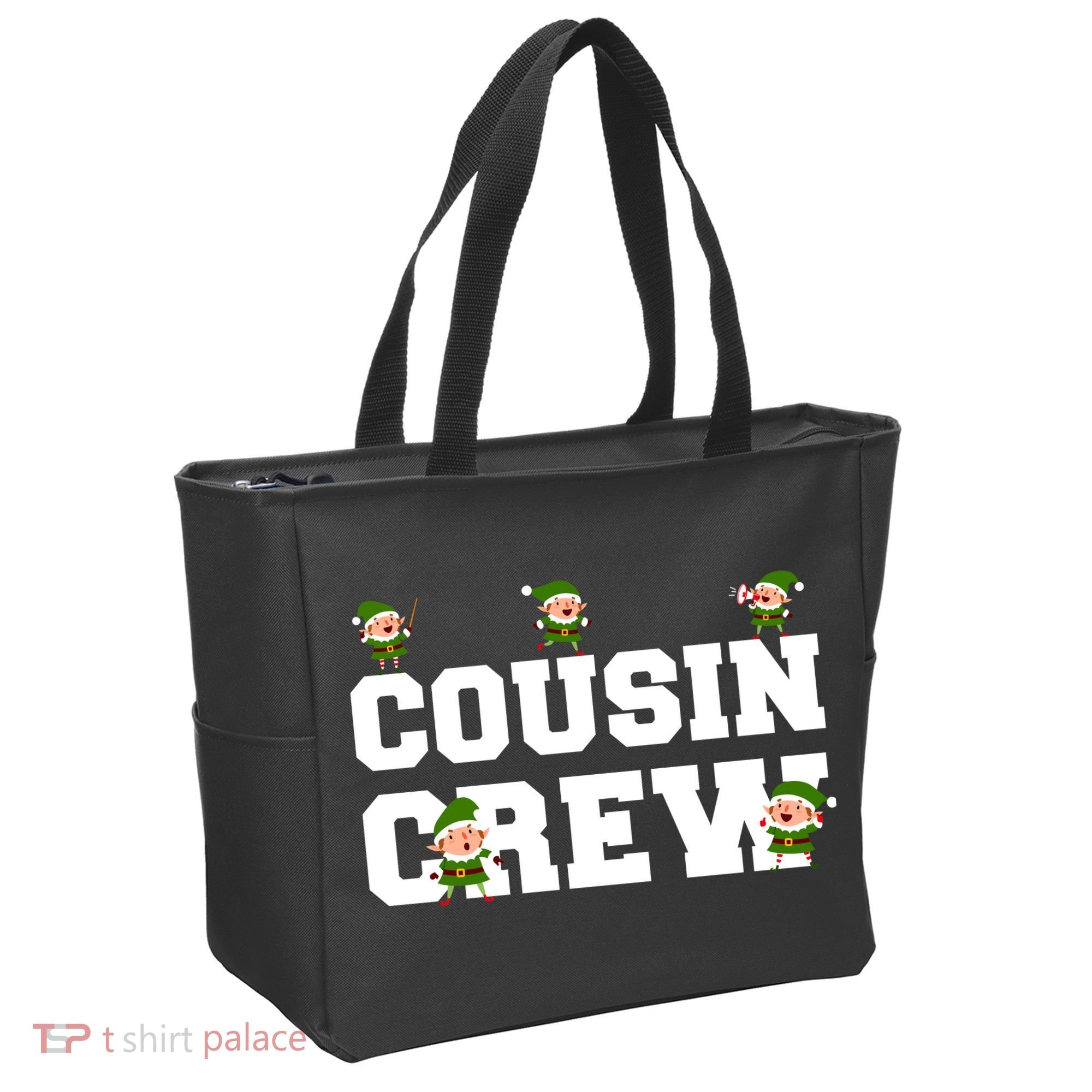 Cousin Elf Crew Tote Bag