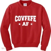 Covfefe AF Stars Kids Sweatshirt thumb 0