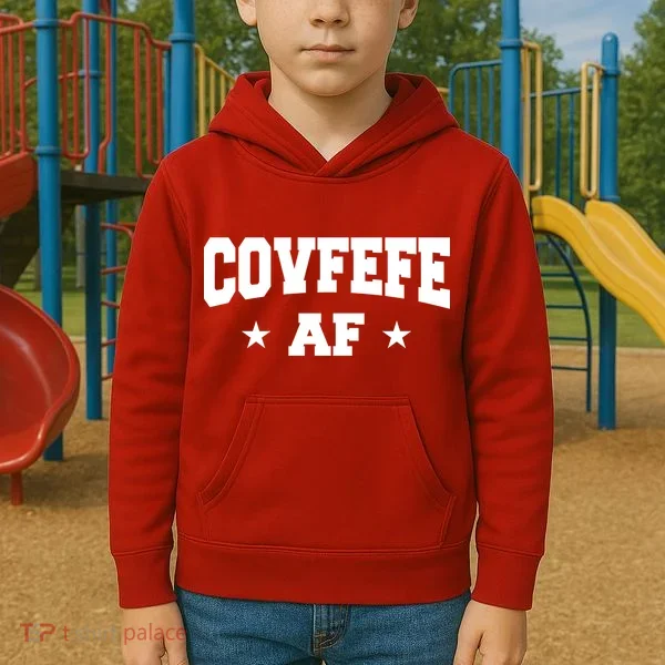 Covfefe AF Stars Kids Hoodie