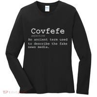 Covfefe Definition Adjective Ancient Term to DescriBe Fake News Women's Long Sleeve Shirt thumb 0