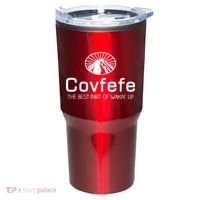 Covfefe The Best Part of Wakin' Up Parody Tumbler thumb 0