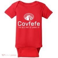 Covfefe The Best Part of Wakin' Up Parody Baby Bodysuit thumb 0