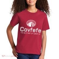 Covfefe The Best Part of Wakin' Up Parody Kids T-Shirt thumb 2