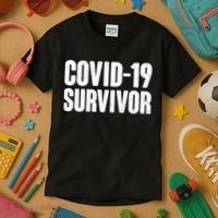 Covid-19 Survivor Kids T-Shirt thumb 3
