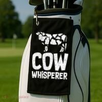 Cow Whisperer Golf Towel thumb 2