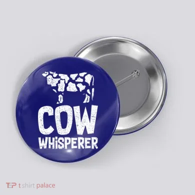 Cow Whisperer Button