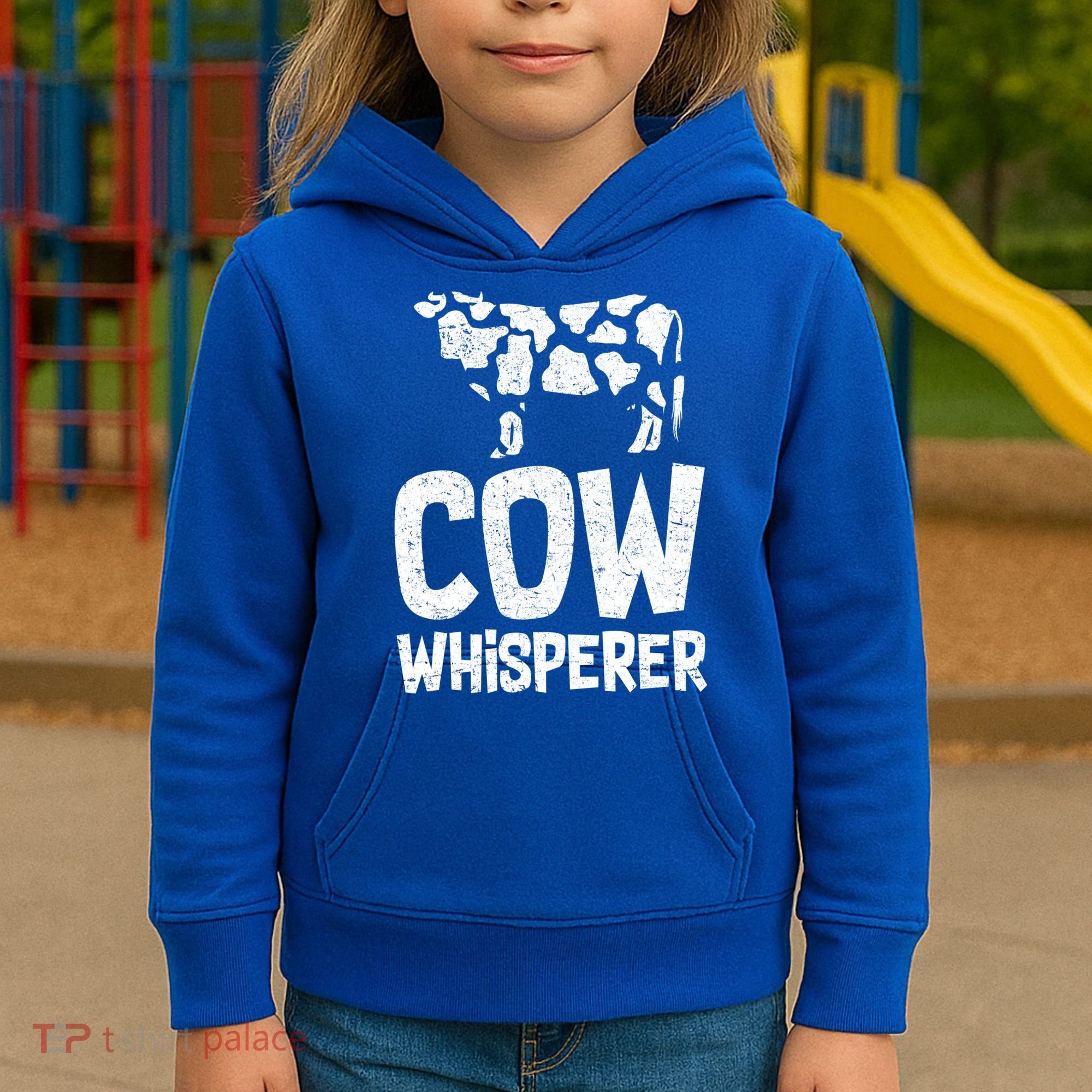 Cow Whisperer Kids Hoodie