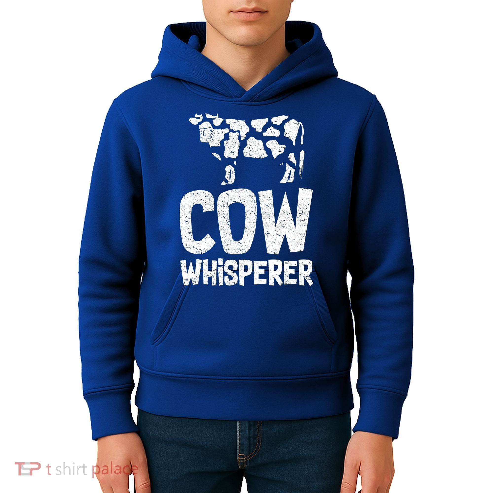 Cow Whisperer Kids Hoodie