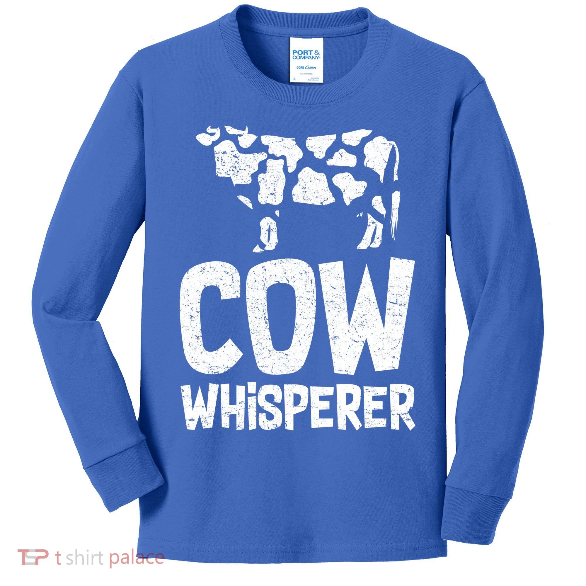 Cow Whisperer Kids Long Sleeve Shirt