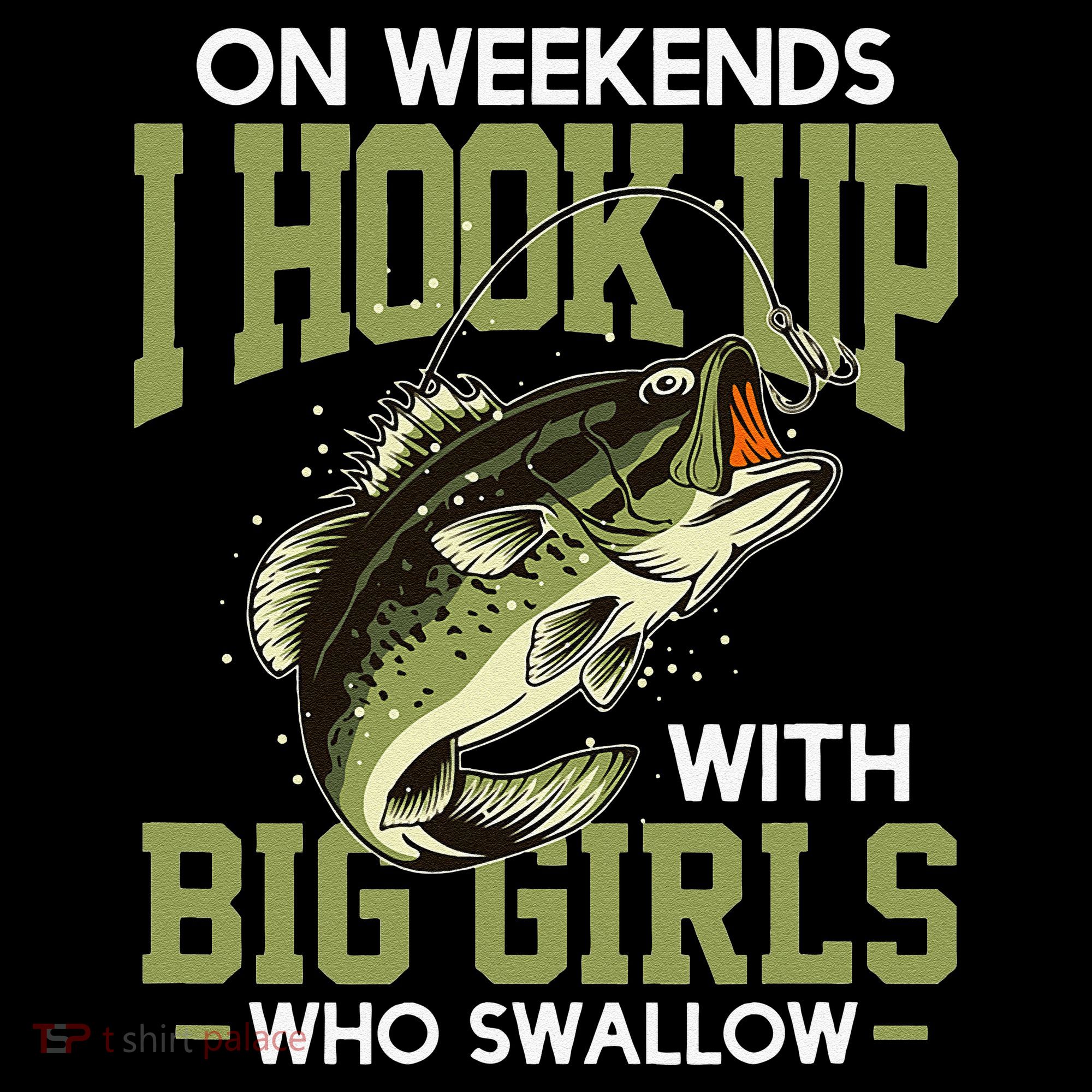 Cute On Weekends I Hook Up With Big Who Swallow Fishing Coffee Mug