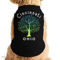 Cincinnati Ohio With Tree Love For Cincinnati Doggie Tank thumb 0