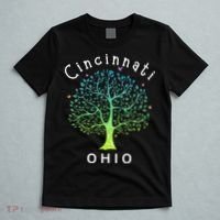 Cincinnati Ohio With Tree Love For Cincinnati T-Shirt thumb 5