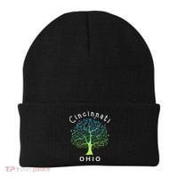 Cincinnati Ohio With Tree Love For Cincinnati Beanie thumb 0