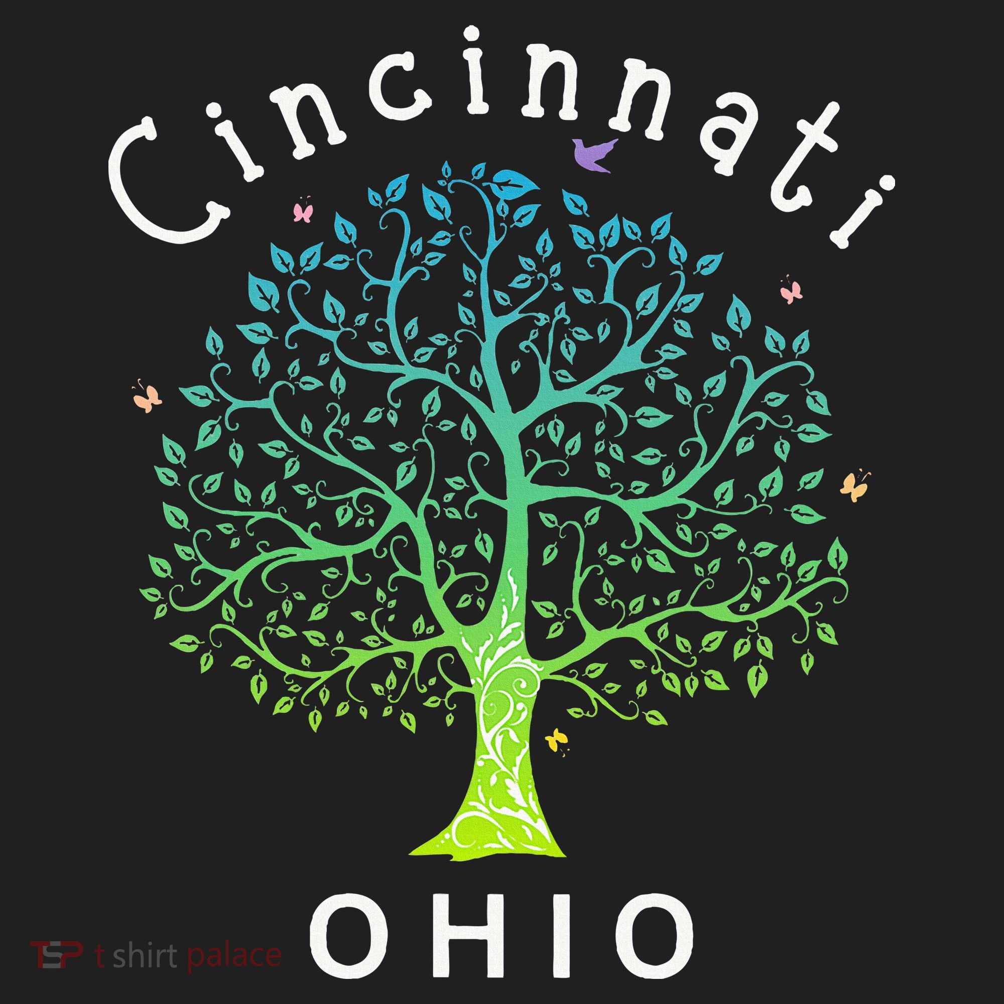 Cincinnati Ohio With Tree Love For Cincinnati Beanie