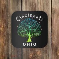 Cincinnati Ohio With Tree Love For Cincinnati Coaster thumb 0