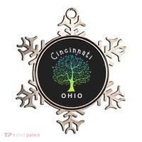 Cincinnati Ohio With Tree Love For Cincinnati Ornament thumb 0