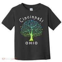 Cincinnati Ohio With Tree Love For Cincinnati Toddler T-Shirt thumb 0