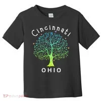 Cincinnati Ohio With Tree Love For Cincinnati Toddler T-Shirt thumb 0
