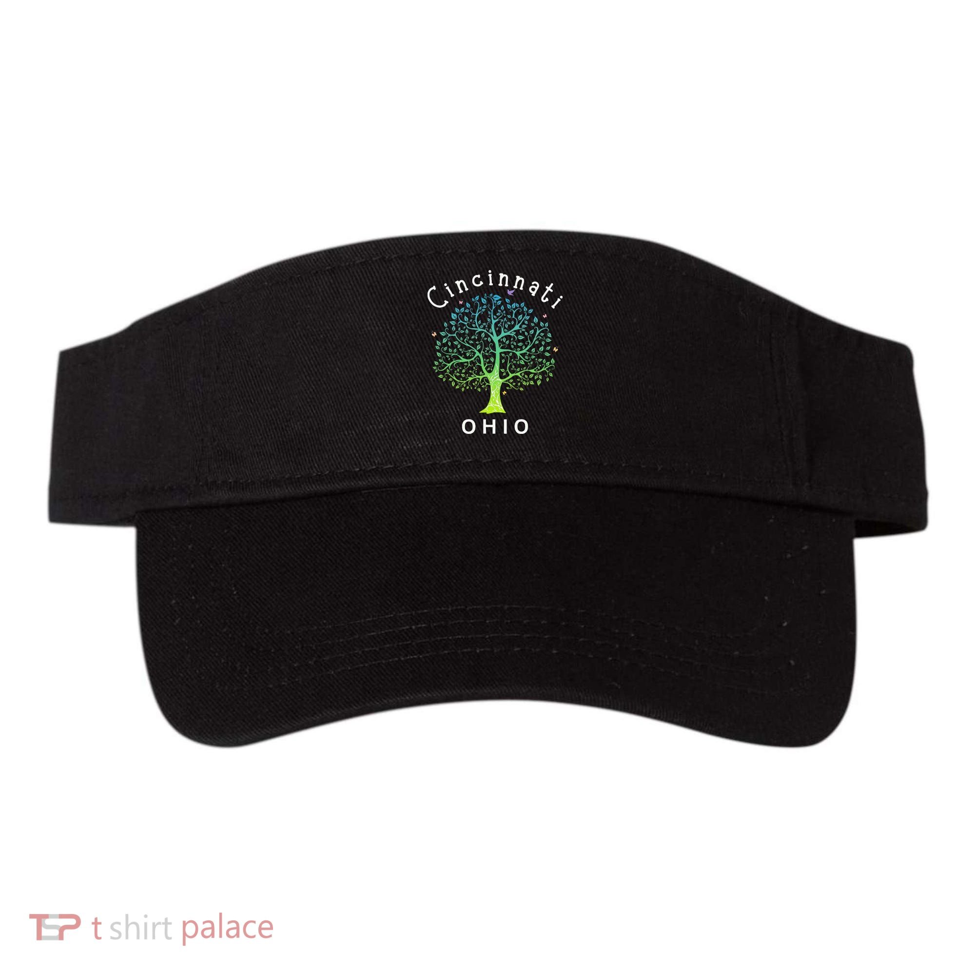 Cincinnati Ohio With Tree Love For Cincinnati Visor