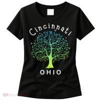 Cincinnati Ohio With Tree Love For Cincinnati Women's T-Shirt thumb 0