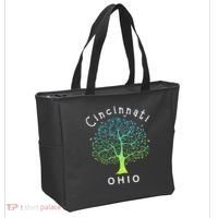 Cincinnati Ohio With Tree Love For Cincinnati Tote Bag thumb 2