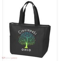 Cincinnati Ohio With Tree Love For Cincinnati Tote Bag thumb 3