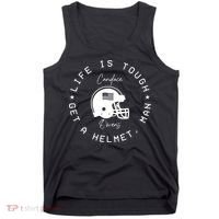 Candace Owens Wearing Life Is Tough Get A Helmet Man Tank Top thumb 0