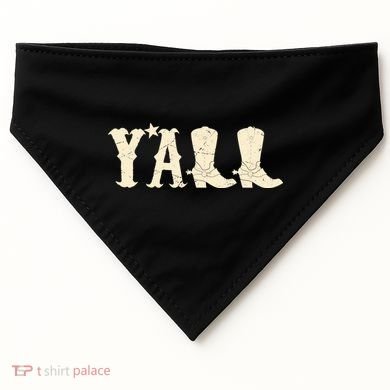 Cowboy Boots Y'ALL USA-Made Doggie Bandana