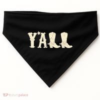 Cowboy Boots Y'ALL USA-Made Doggie Bandana thumb 0