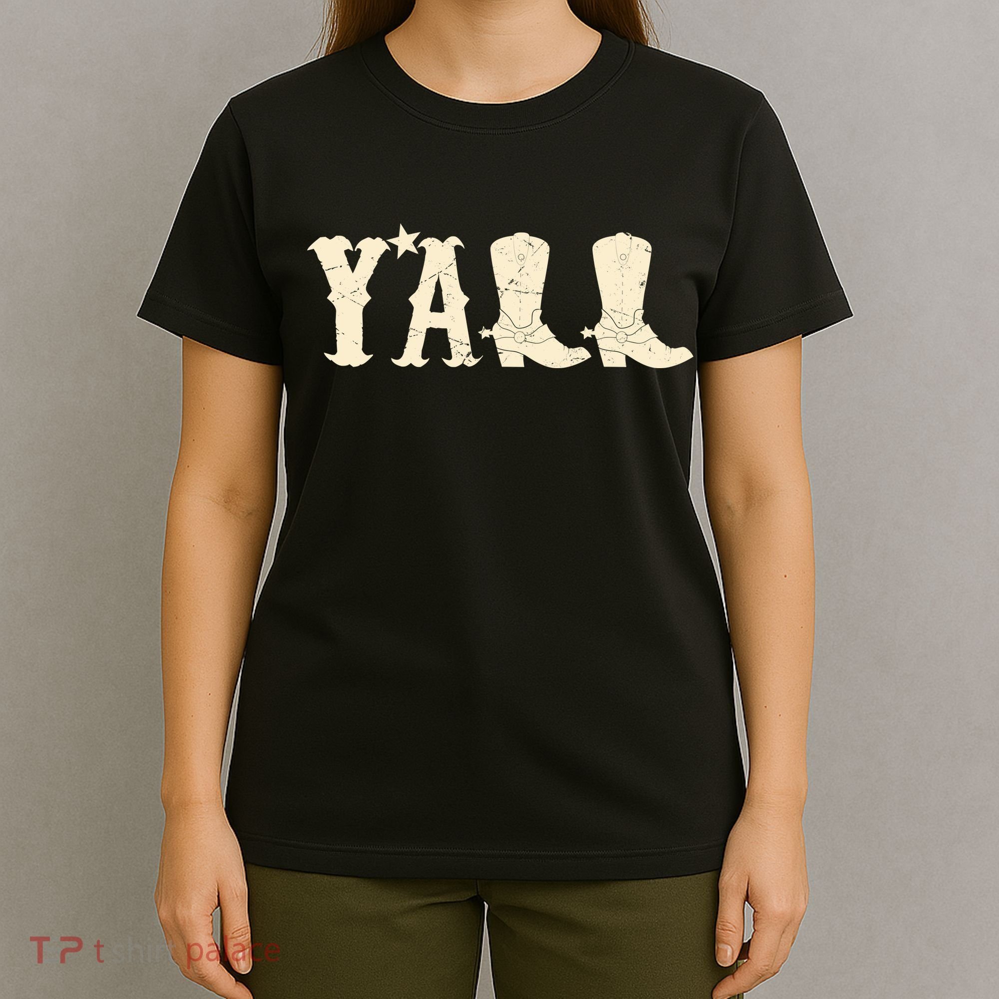 Cowboy Boots Y'ALL T-Shirt