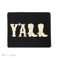 Cowboy Boots Y'ALL Mousepad thumb 0