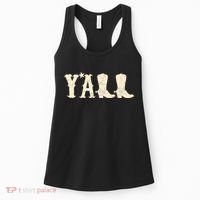 Cowboy Boots Y'ALL Women's Tank Top thumb 0