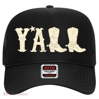 Cowboy Boots Y'ALL Hat