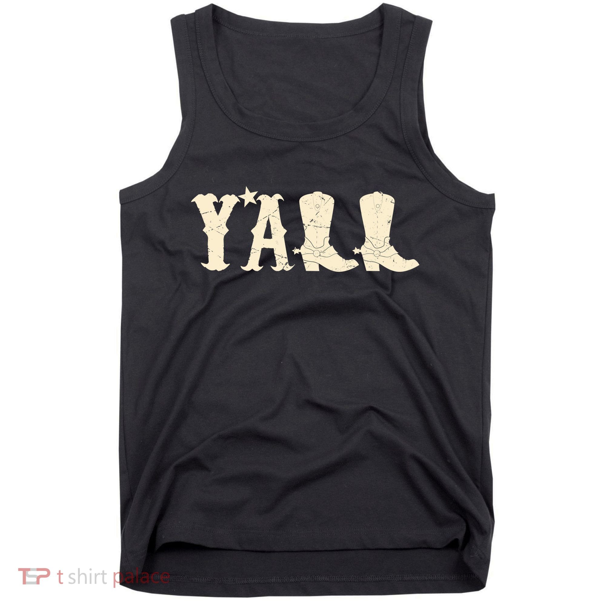 Cowboy Boots Y'ALL Tank Top