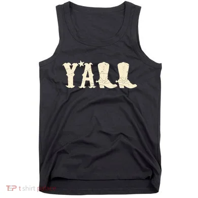 Cowboy Boots Y'ALL Tank Top