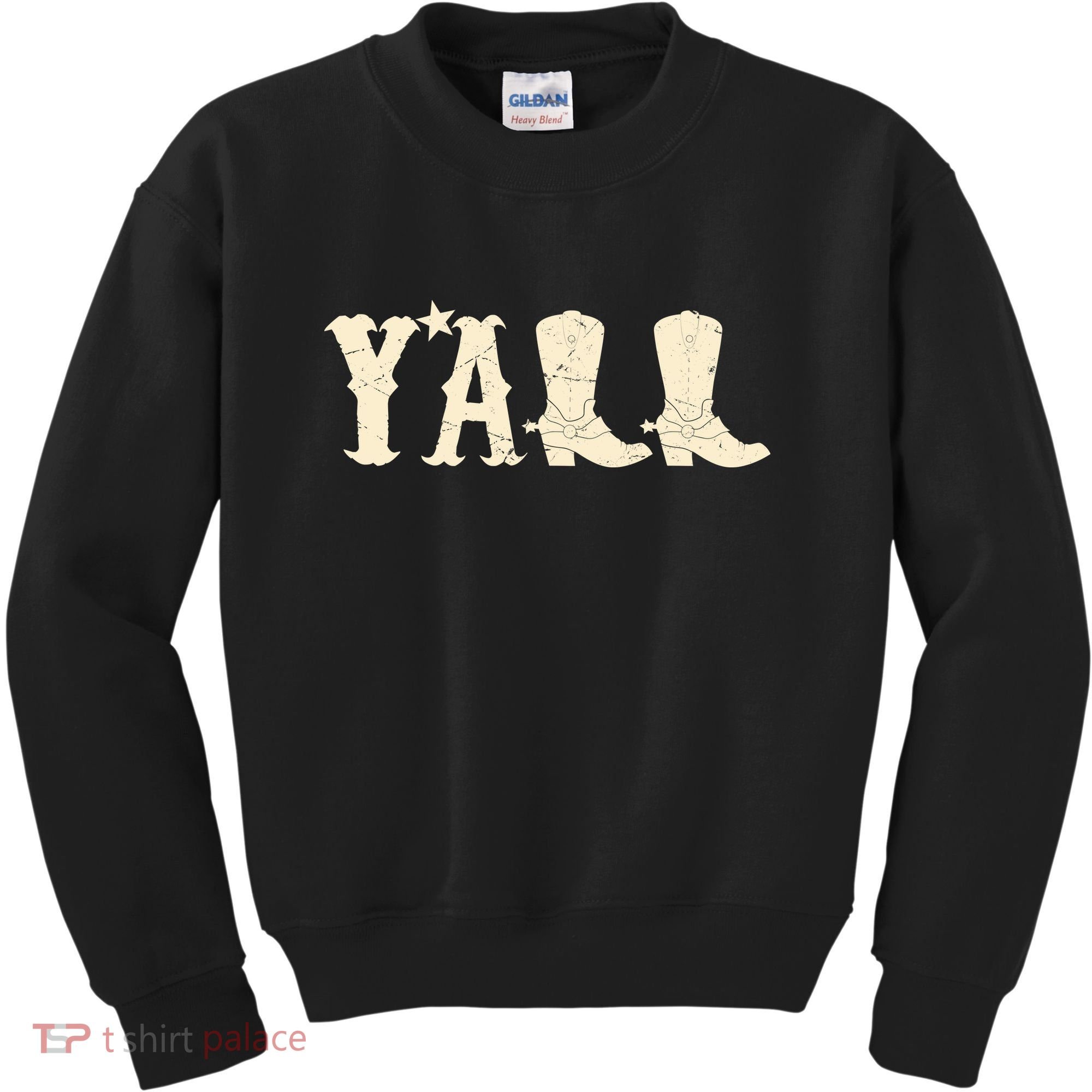 Cowboy Boots Y'ALL Kids Sweatshirt