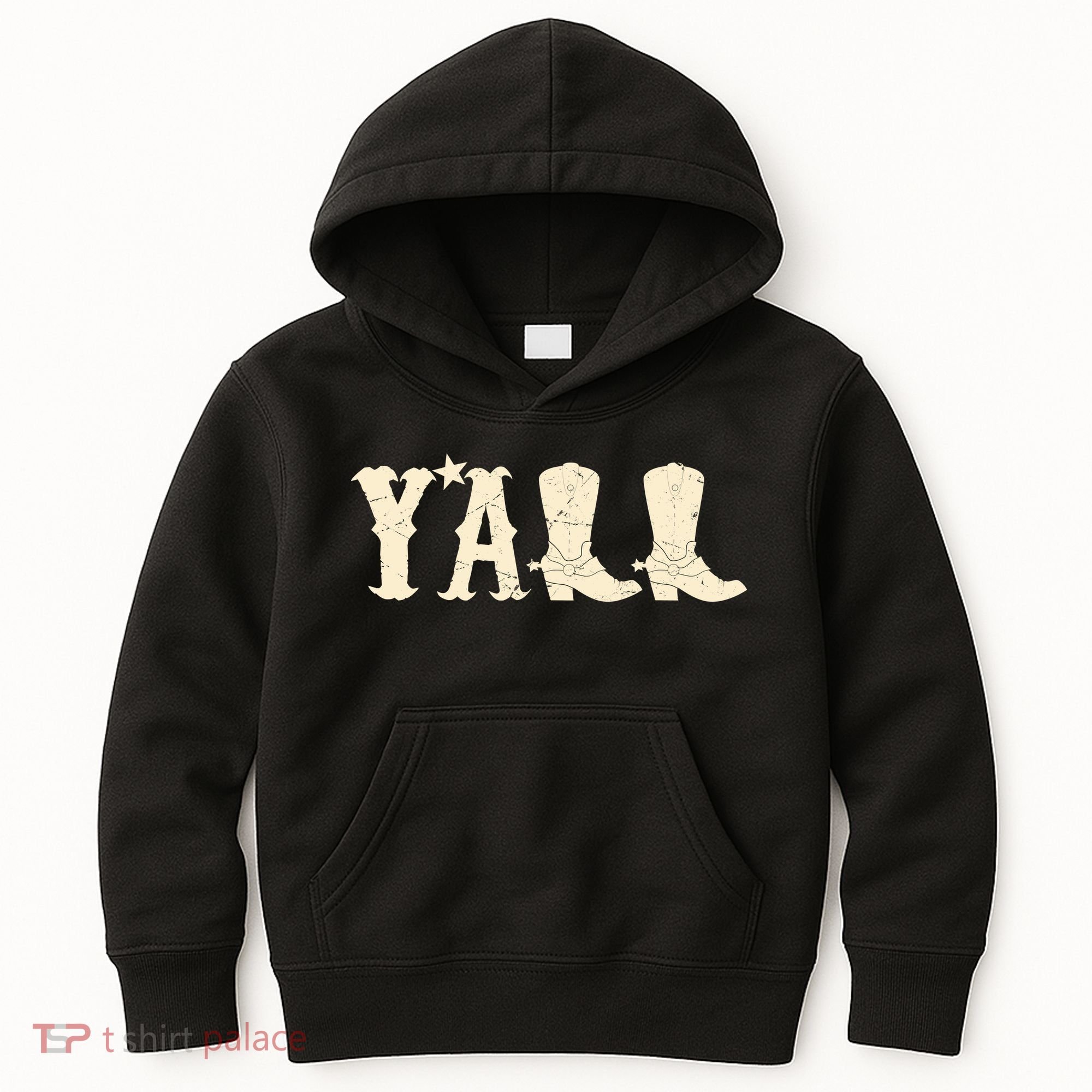 Cowboy Boots Y'ALL Kids Hoodie