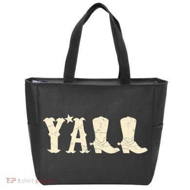 Cowboy Boots Y'ALL Tote Bag