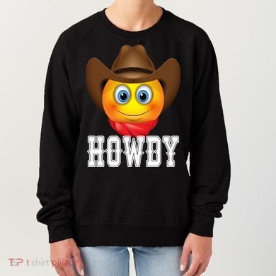 Cowboy Emoji HOWDY! Women's Sweatshirt