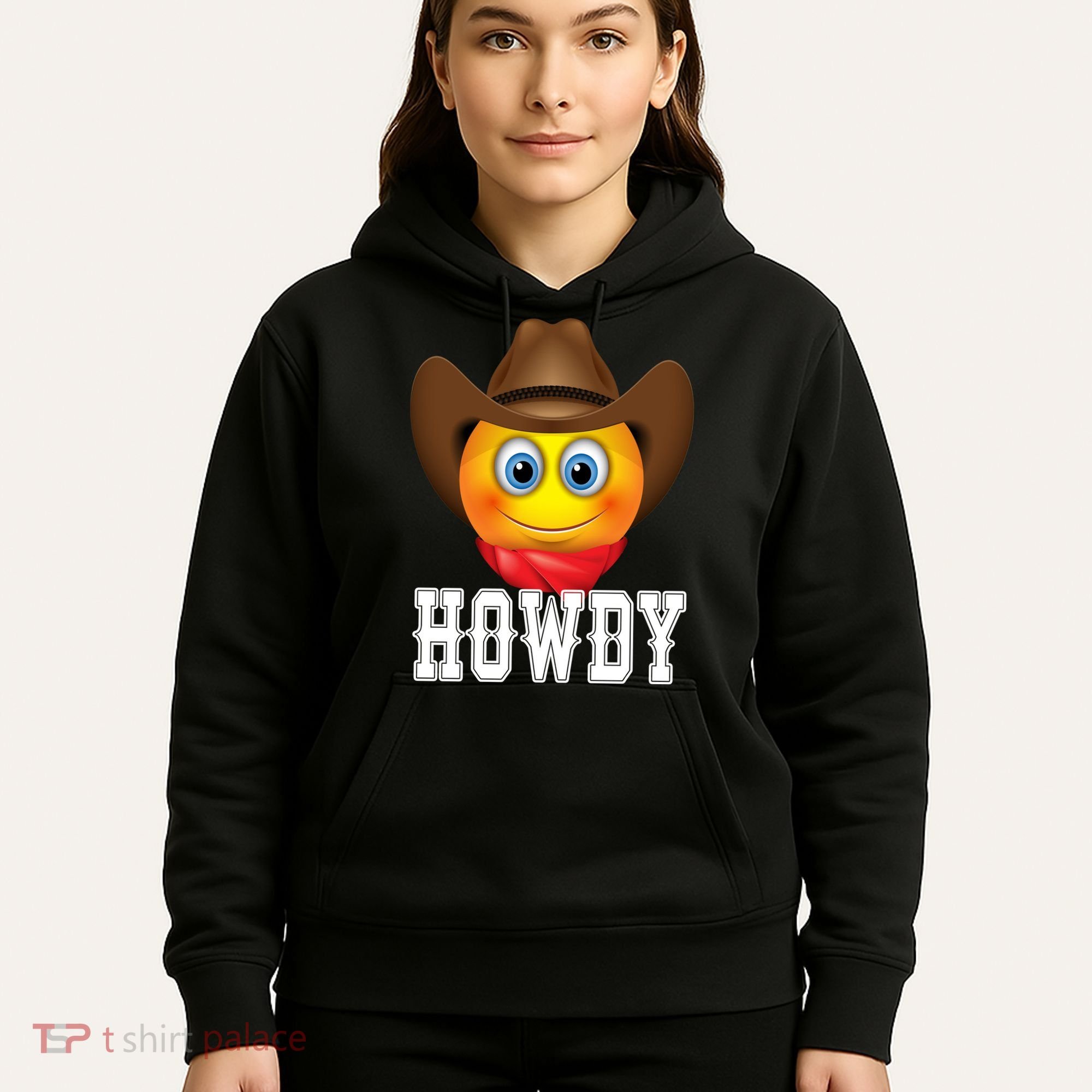 Cowboy Emoji HOWDY! Hoodie