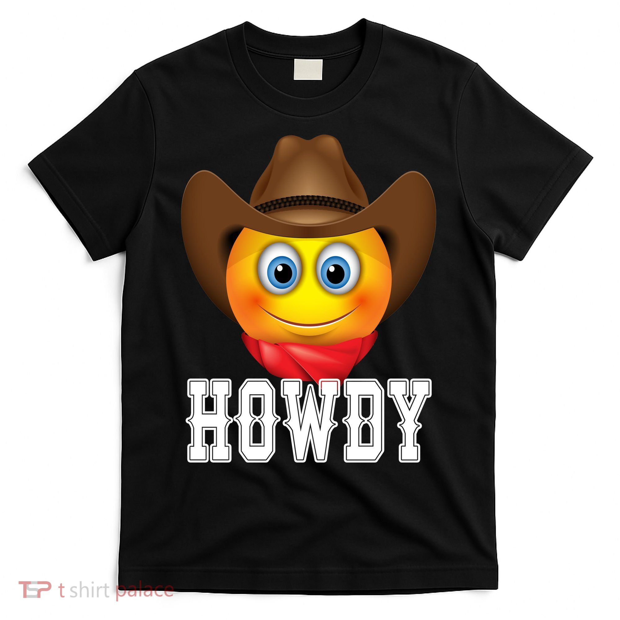 Cowboy Emoji HOWDY! T-Shirt
