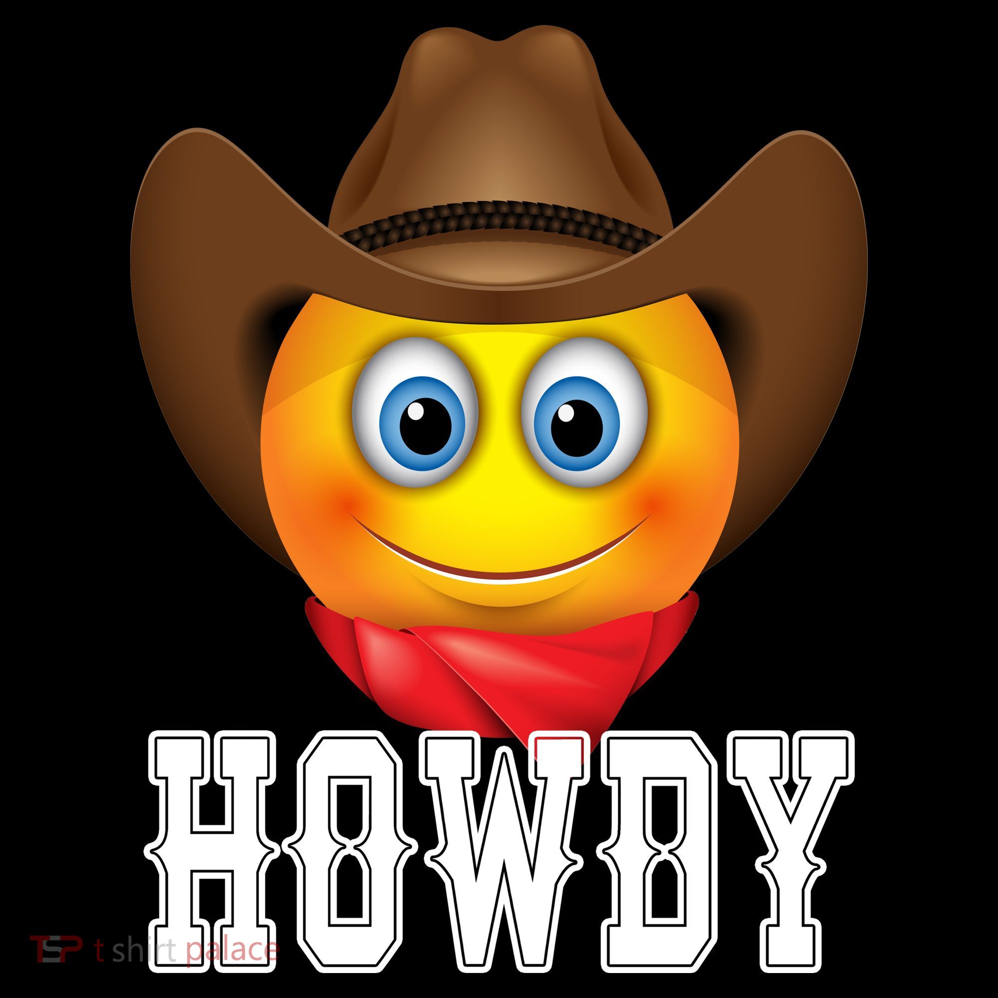 Cowboy Emoji HOWDY! Polo