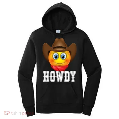 Cowboy Emoji HOWDY! Women's Hoodie
