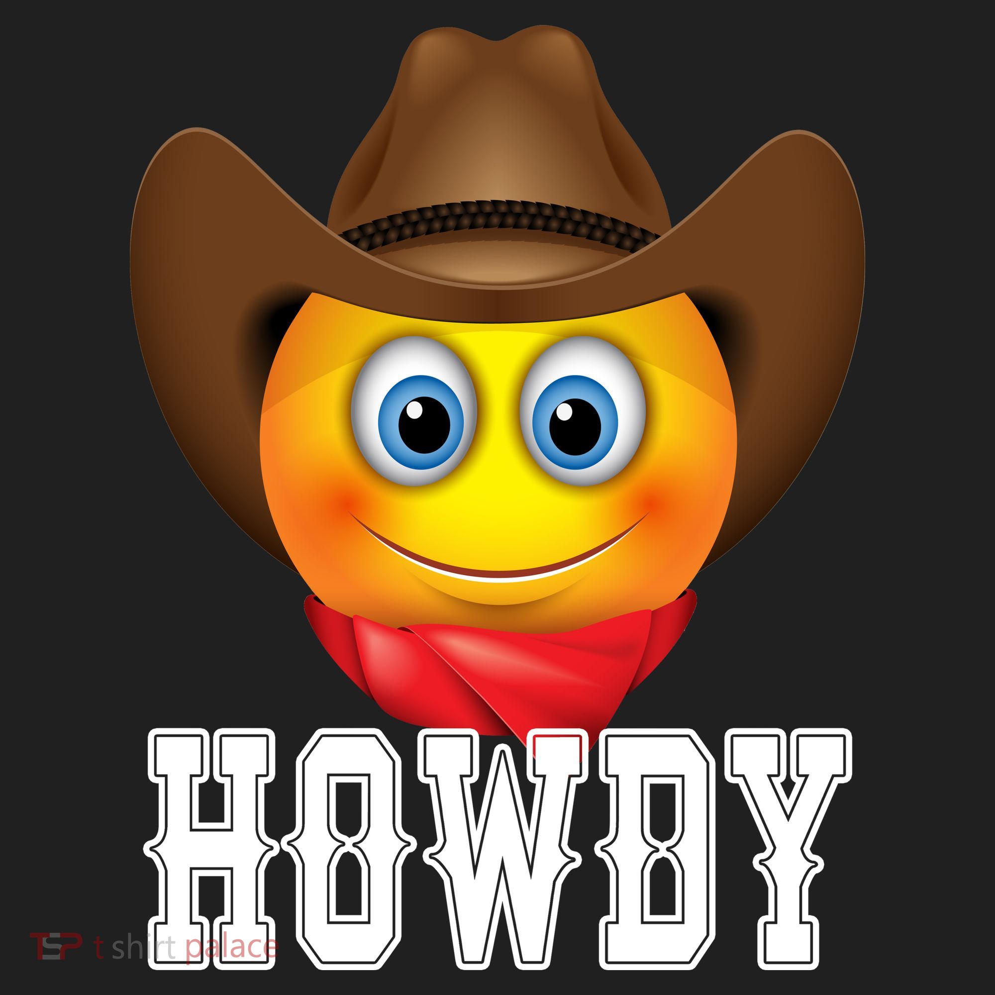 Cowboy Emoji HOWDY! Hat