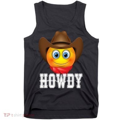 Cowboy Emoji HOWDY! Tank Top