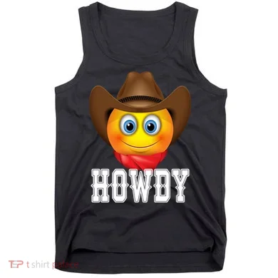 Cowboy Emoji HOWDY! Tank Top