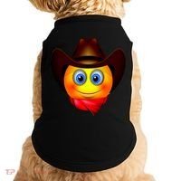 Cowboy Emoji Smiley Doggie Tank thumb 0