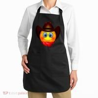 Cowboy Emoji Smiley Apron thumb 2